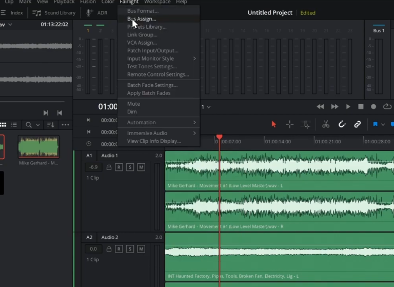 Dolby Atmos Audio Mix In Davinci Resolve Fairlight Explained