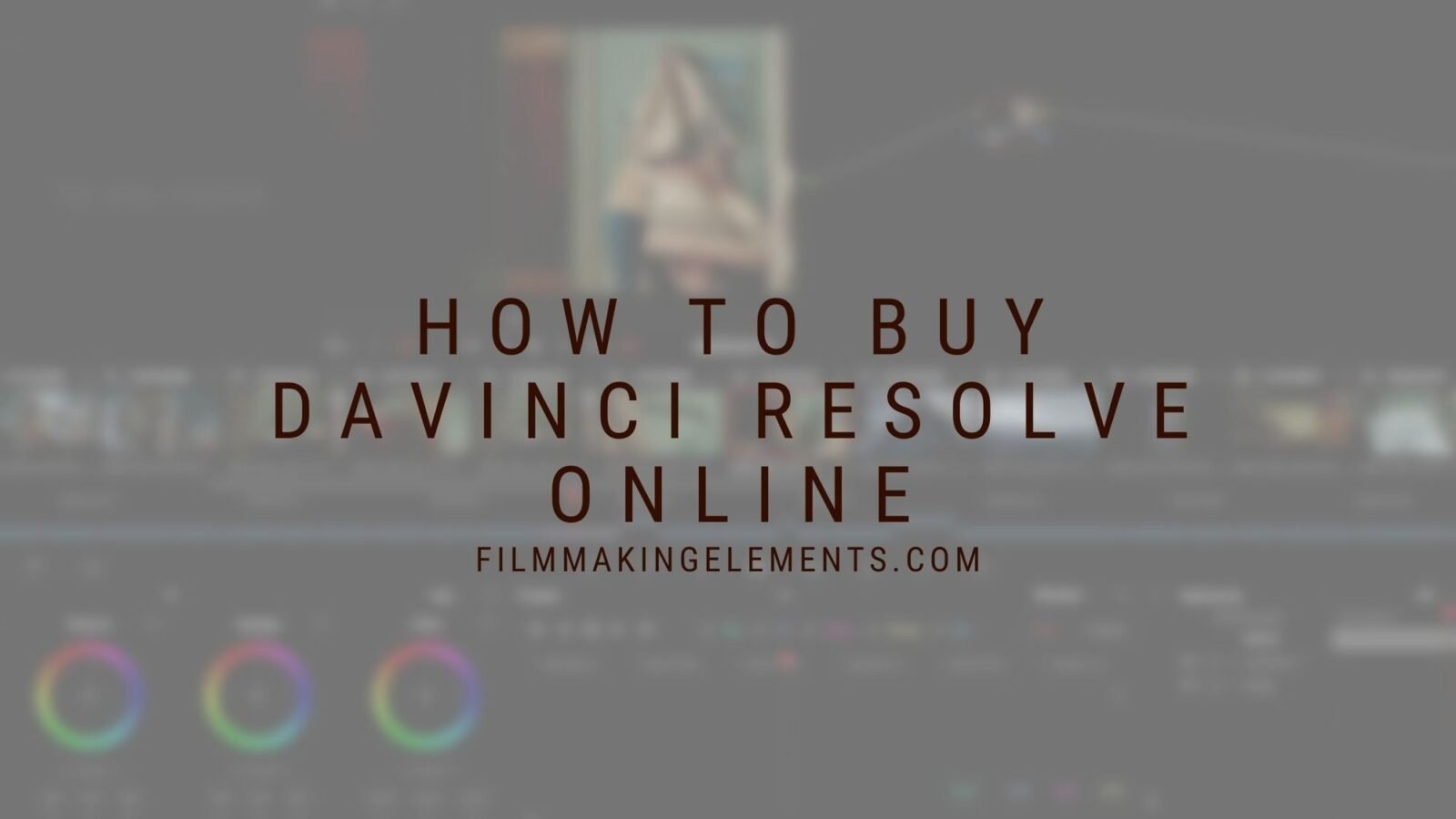 How To Buy Davinci Resolve Online (In 1 Minute)
