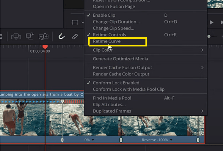 How to Add Smooth Reverse Effect in DaVinci Resolve 17?