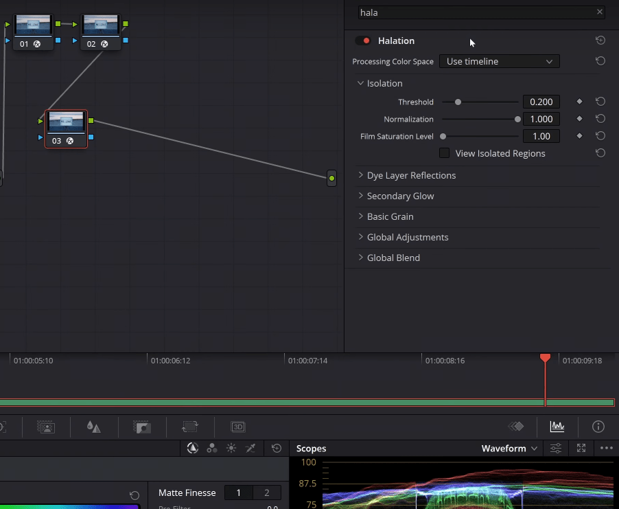 Film Halation Emulation In Davinci Resolve (3 Methods)