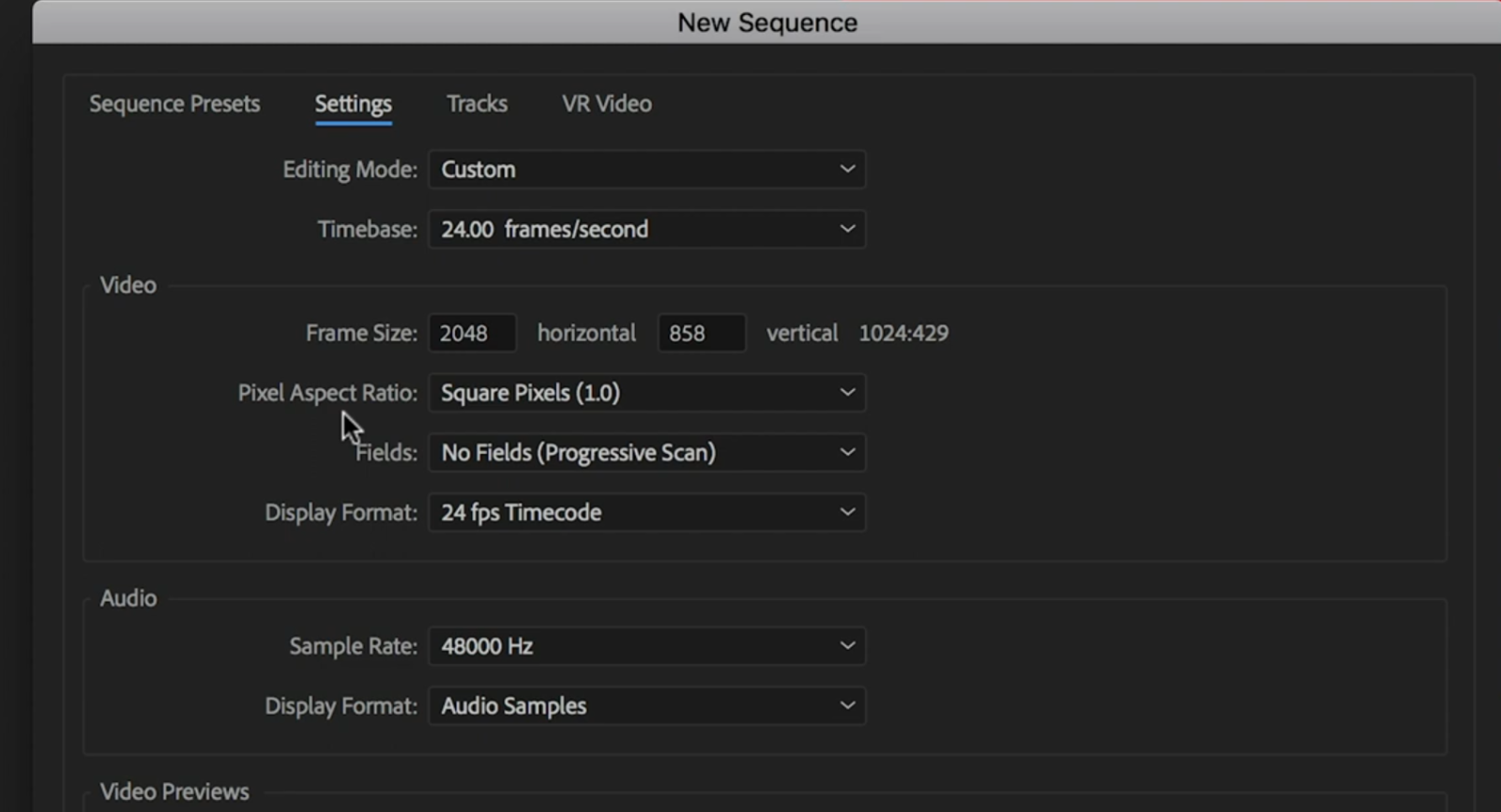 dcp file format premiere pro