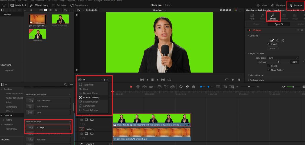 How To Remove Green Screen In DaVinci Resolve (3 Methods)