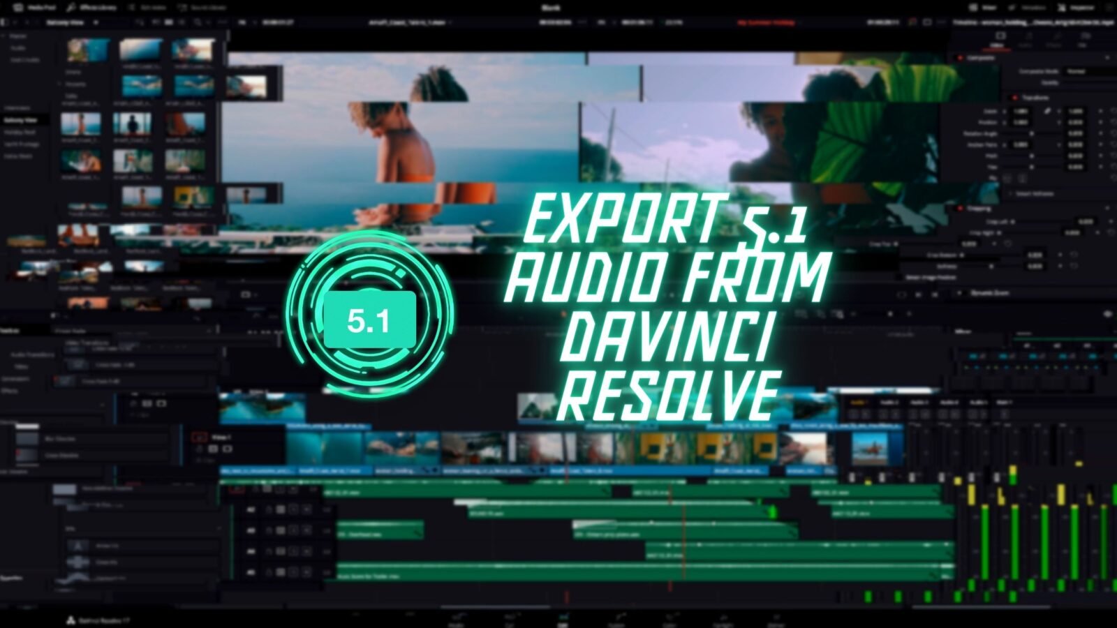 Export 5.1 Audio From Davinci Resolve