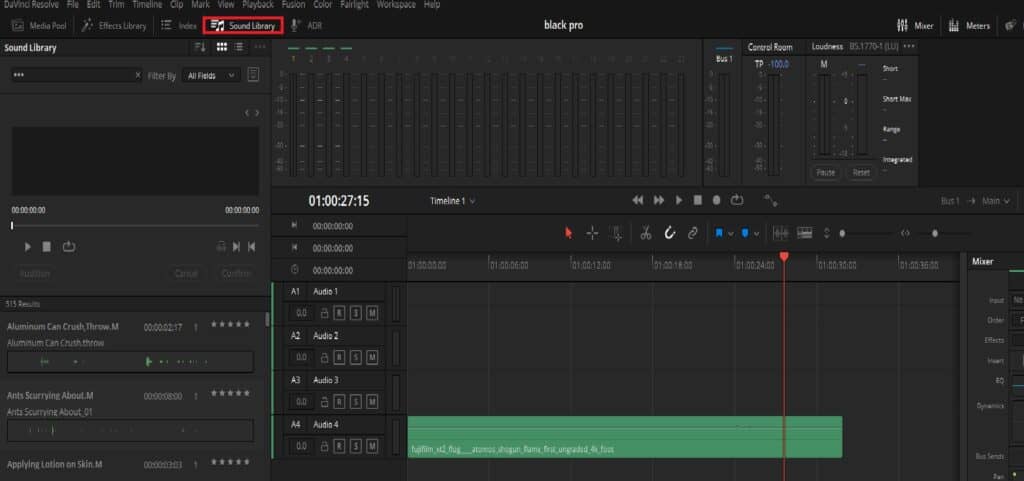 How To Use Davinci Resolve Sound Library: FREE Sound Effects