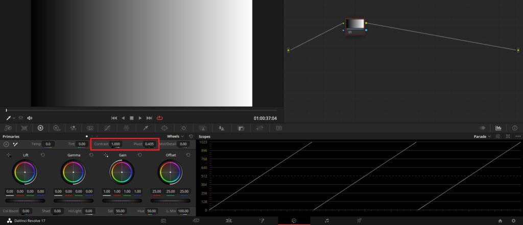 How To Use Contrast And Pivot In Davinci Resolve (Very Easy)