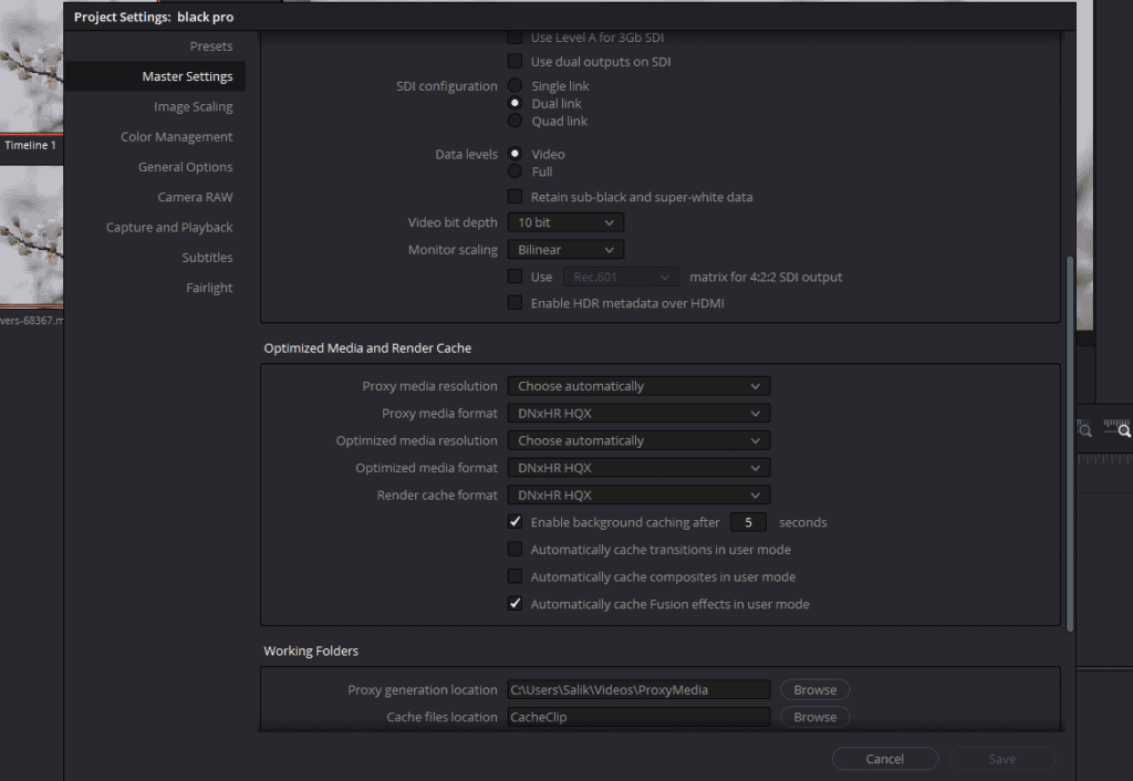 DaVinci Resolve Best Render Cache Settings (Full Guide)