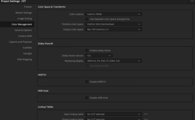 Gamma 2.2 vs Gamma 2.4 Which To Choose In Davinci Resolve