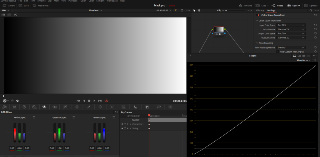 Gamma 2.2 vs Gamma 2.4 Which To Choose In Davinci Resolve