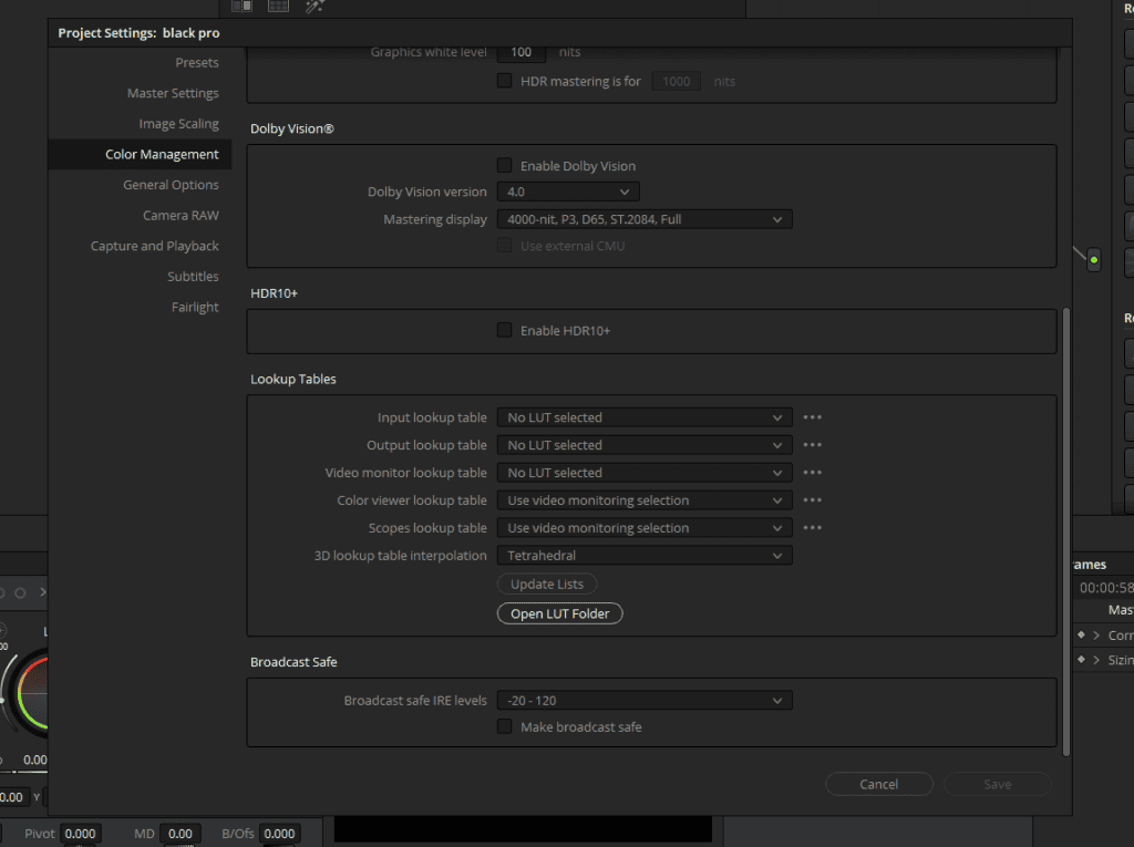 Davinci Resolve LUTs: Import/Export (Tip To Adjust Intensity)