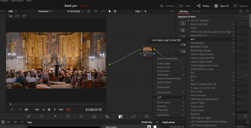 Davinci Resolve LUTs: Import/Export (Tip To Adjust Intensity)