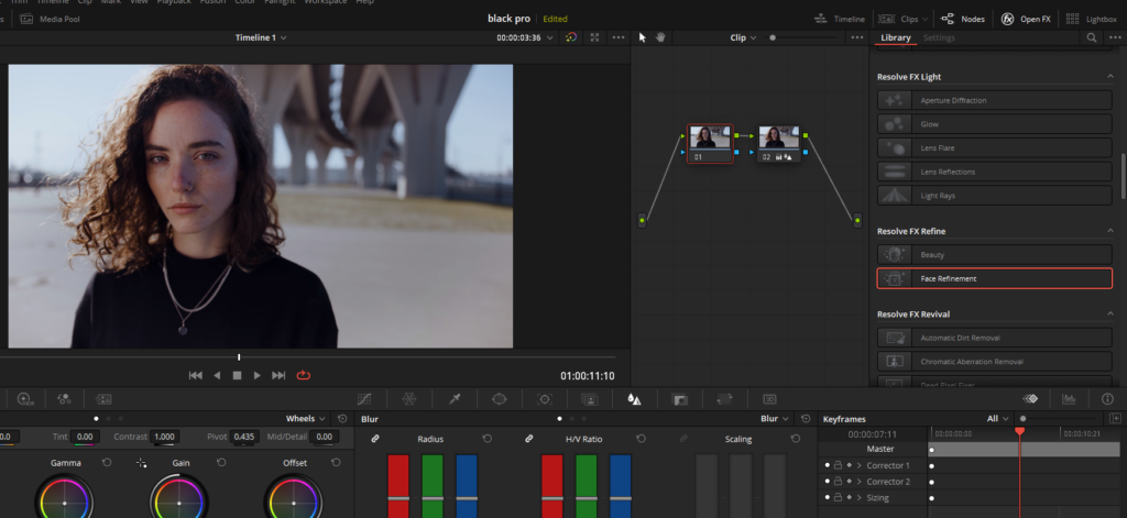 davinci resolve face refinement free