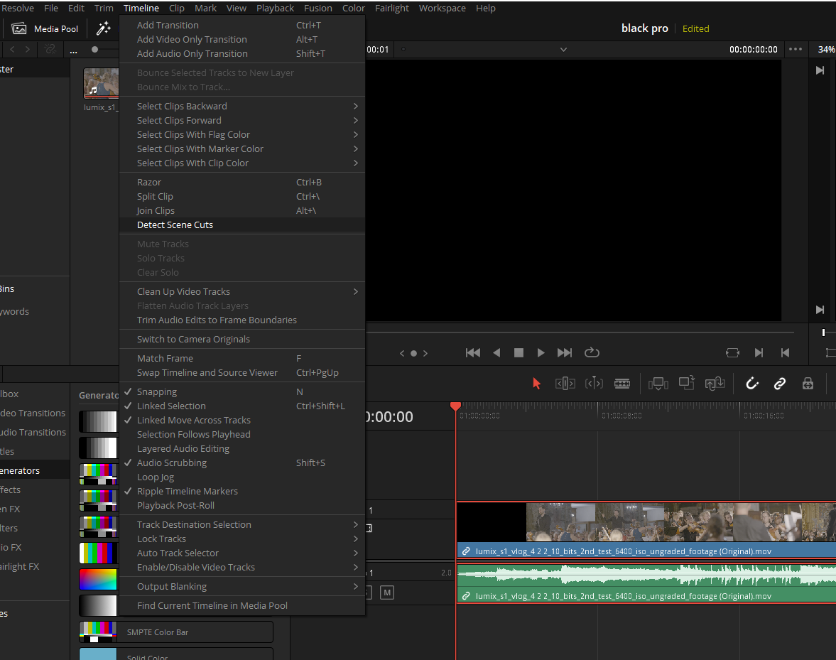How To Use Scene Cut Detection In Davinci Resolve (2 Methods)