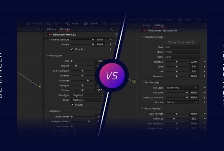 Dehancer vs FilmConvert: Best Film Look Plugin Davinci Resolve