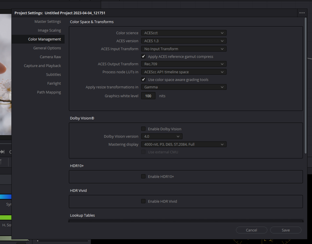 ACES Workflow In Davinci Resolve: 2 Methods