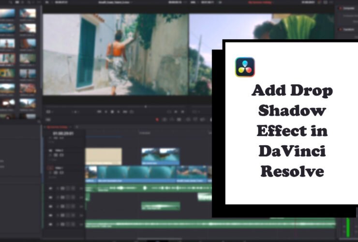 Add Drop Shadow Effect in DaVinci Resolve (PNG & Text)