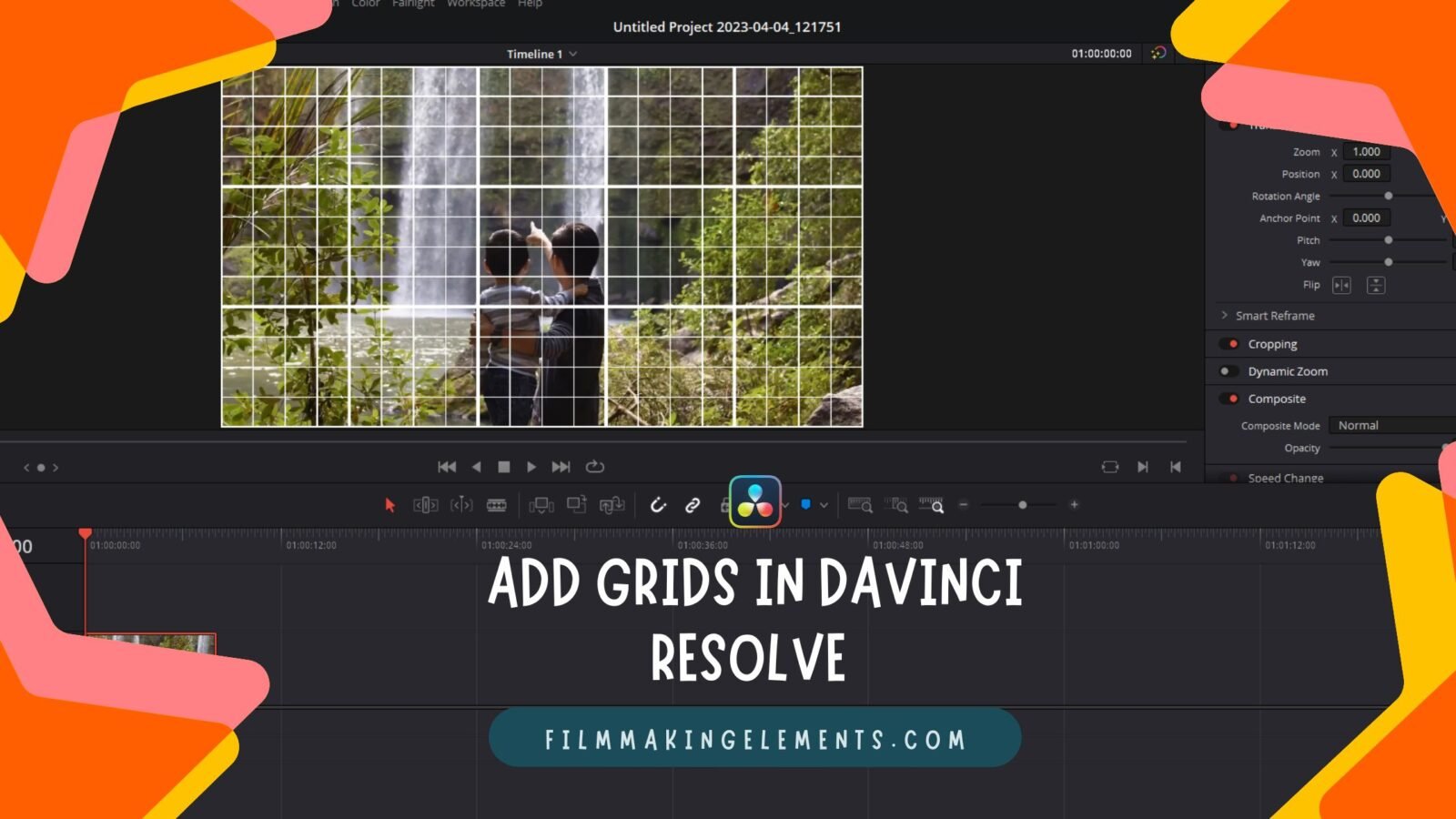 How To Add Grids In Davinci Resolve (3 Methods)