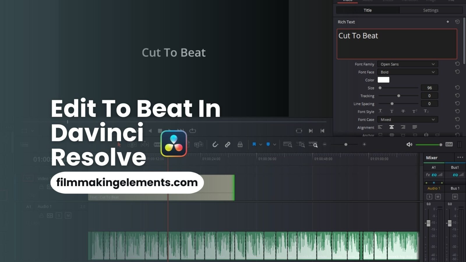 How To Edit To Beat In Davinci Resolve: Step-By-Step Guide