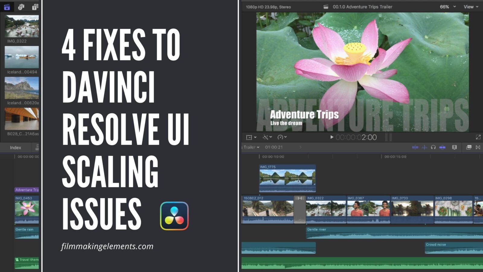 4 Fixes To Davinci Resolve UI Scaling Issues