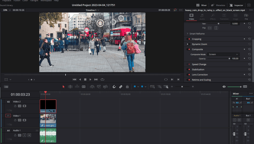 How To Create Rain Effect In Davinci Resolve- 2 Methods