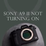 Sony a9 II Not Turning On: Causes and How To Fix It