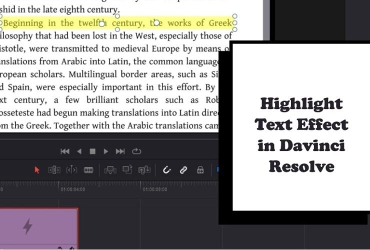 Davinci Resolve Highlight Text Effect (Easiest Method)