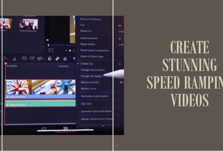 DaVinci Resolve iPad: Speed Ramping