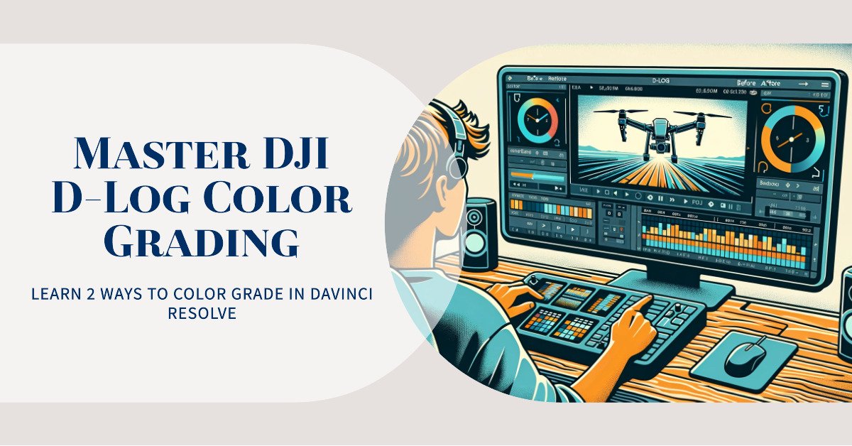 How To Color Grade DJI D-Log In Davinci Resolve (2 Ways)