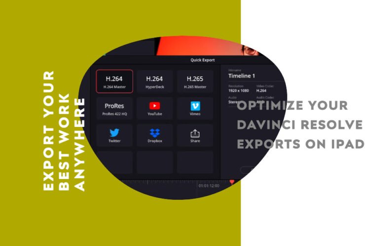 Davinci Resolve Best Export Settings on iPad