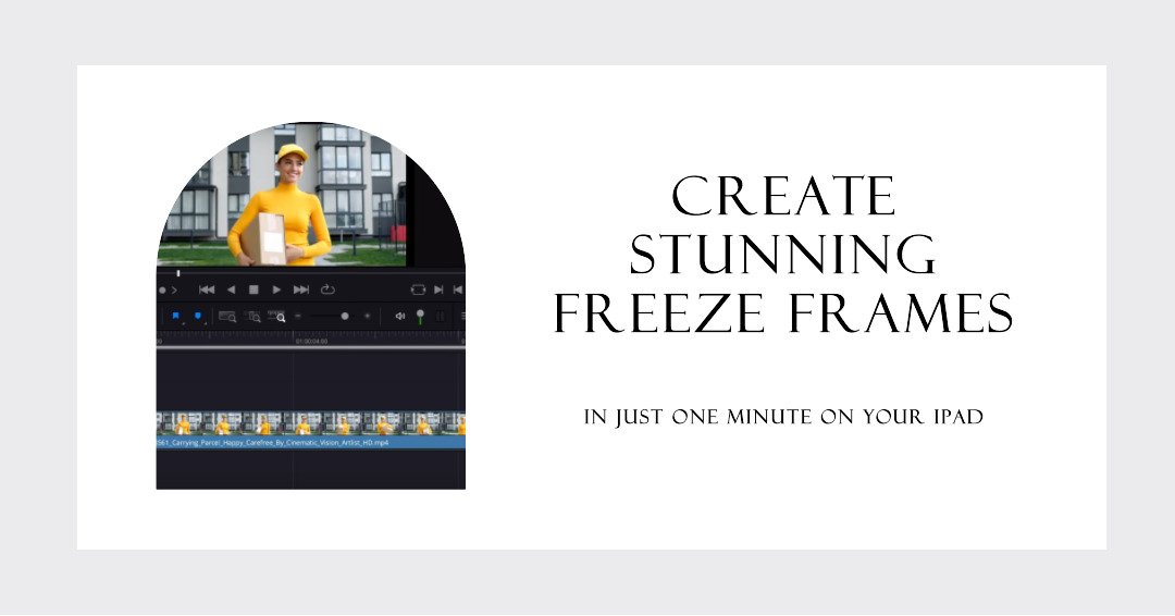 Freeze Frame In Davinci Resolve iPad: In 1 Minute