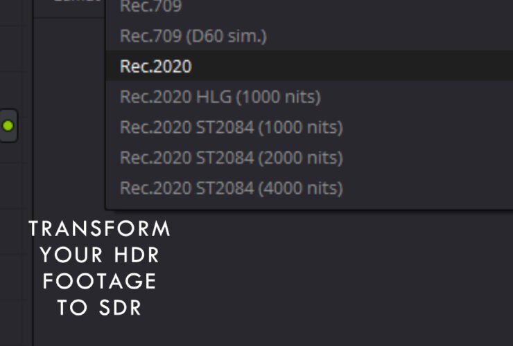 HDR To SDR Conversion In Davinci Resolve: 2 Ways