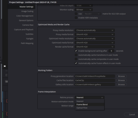 How To Do Frame Blending In Davinci Resolve Frame Interpolation How To Do Frame Blending In Davinci Resolve Frame Interpolation